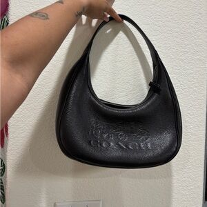 Coach Black Leather Women's Bag | Coach Carmen shoulder bag